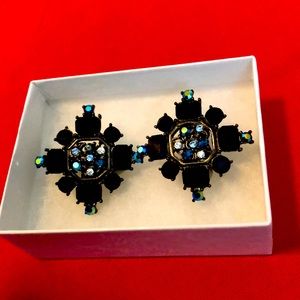 🌹Vintage Givenchy Aurora Borealis Earrings
